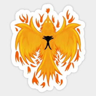 dark phoenix Sticker